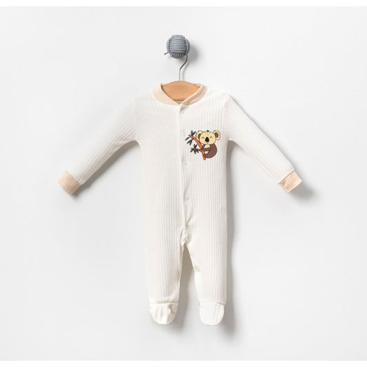 Koala Image 3-Piece Baby Romper Set