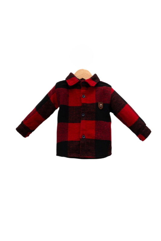 Bow Tie Plaid Stylish Baby Top and Bottom Set