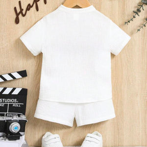Muslin Stylish Pocket Cotton 2-Piece Summer Shorts Set