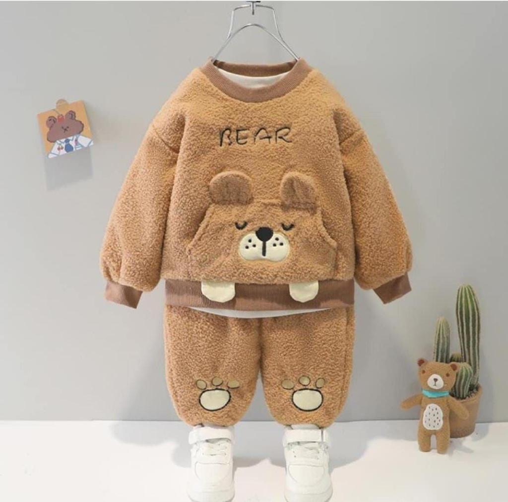 Winter Sweet Plush Top and Bottom 2 Set