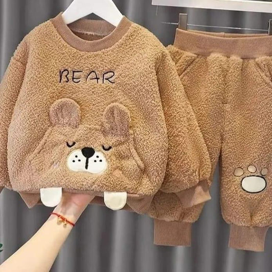 Winter Sweet Plush Top and Bottom 2 Set