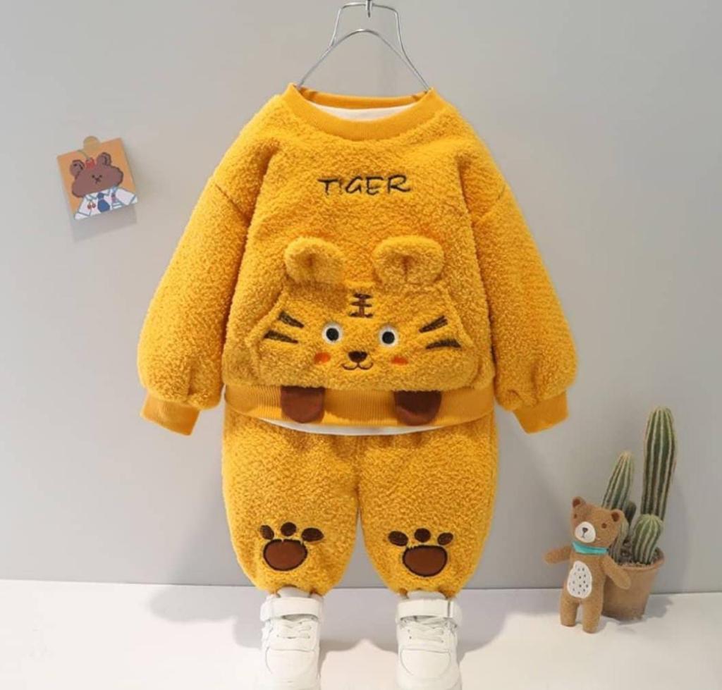 Winter Sweet Plush Top and Bottom 2 Set