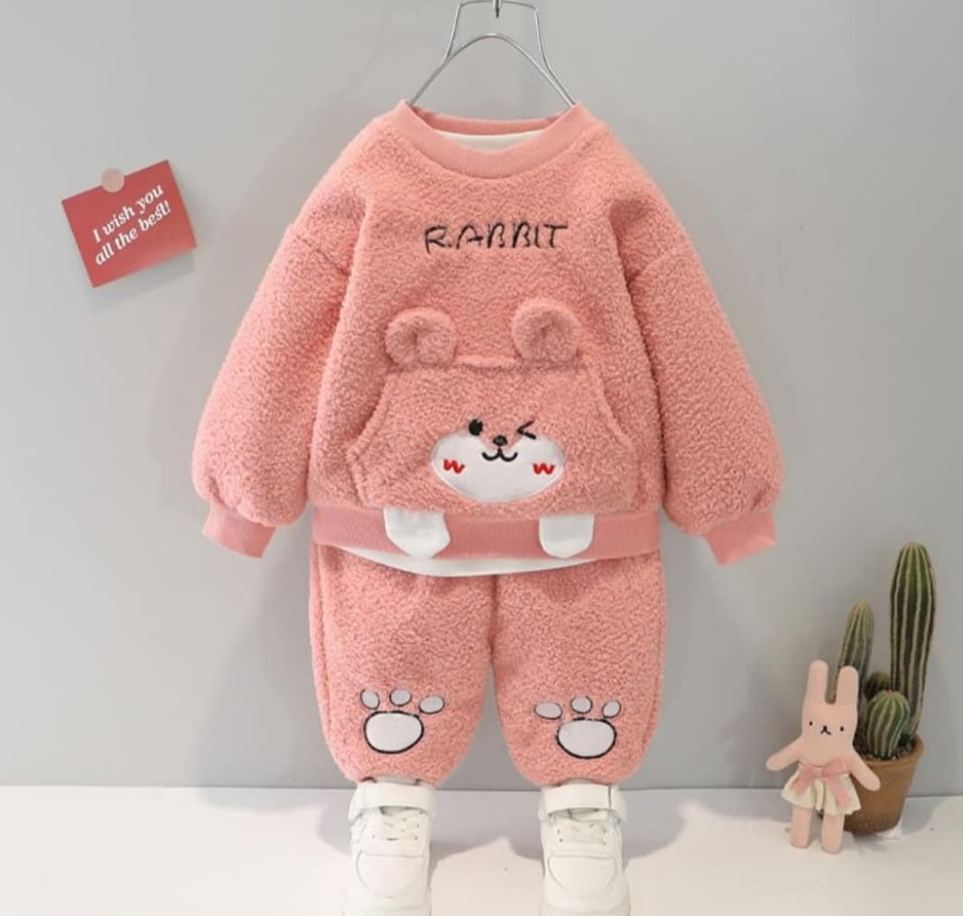 Winter Sweet Plush Top and Bottom 2 Set