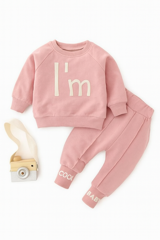 Sweatshirt Pant Set Pink