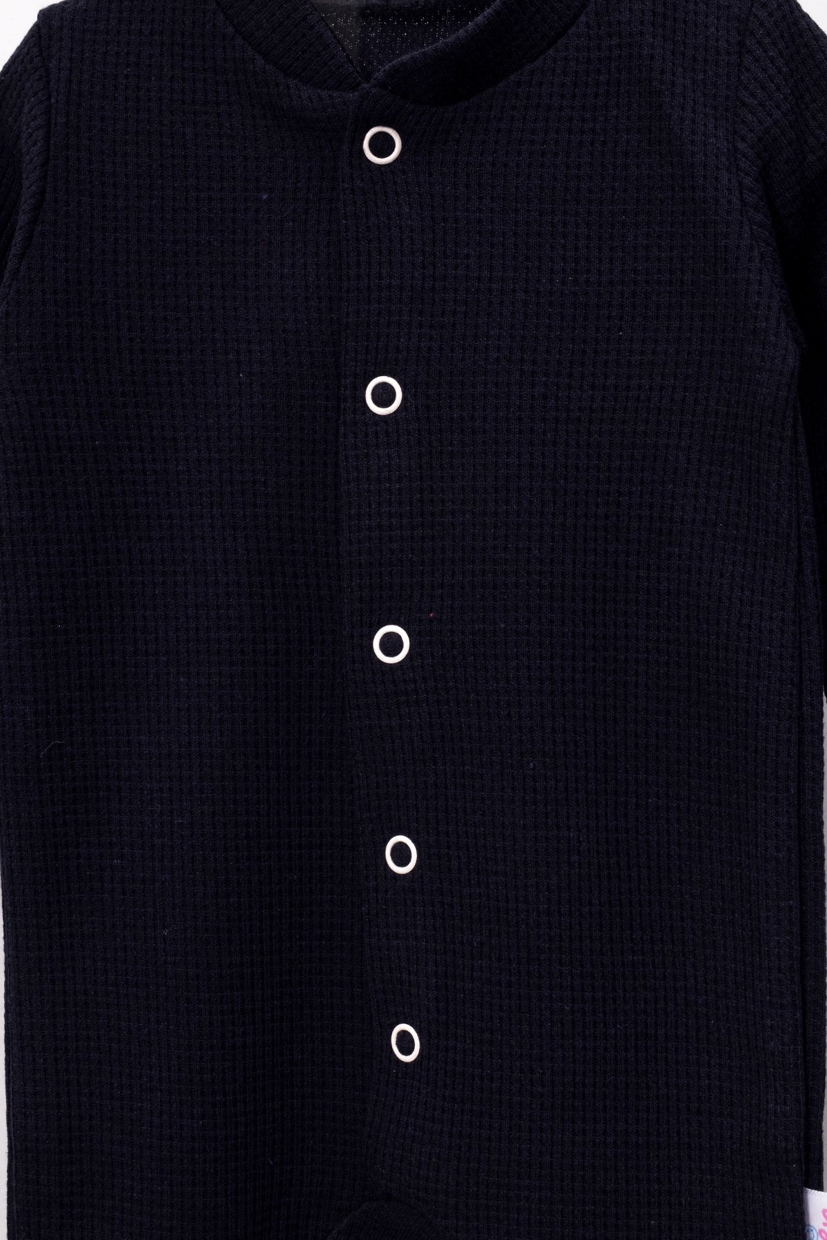 Style Hat Ribbed Combed Baby Jumpsuit