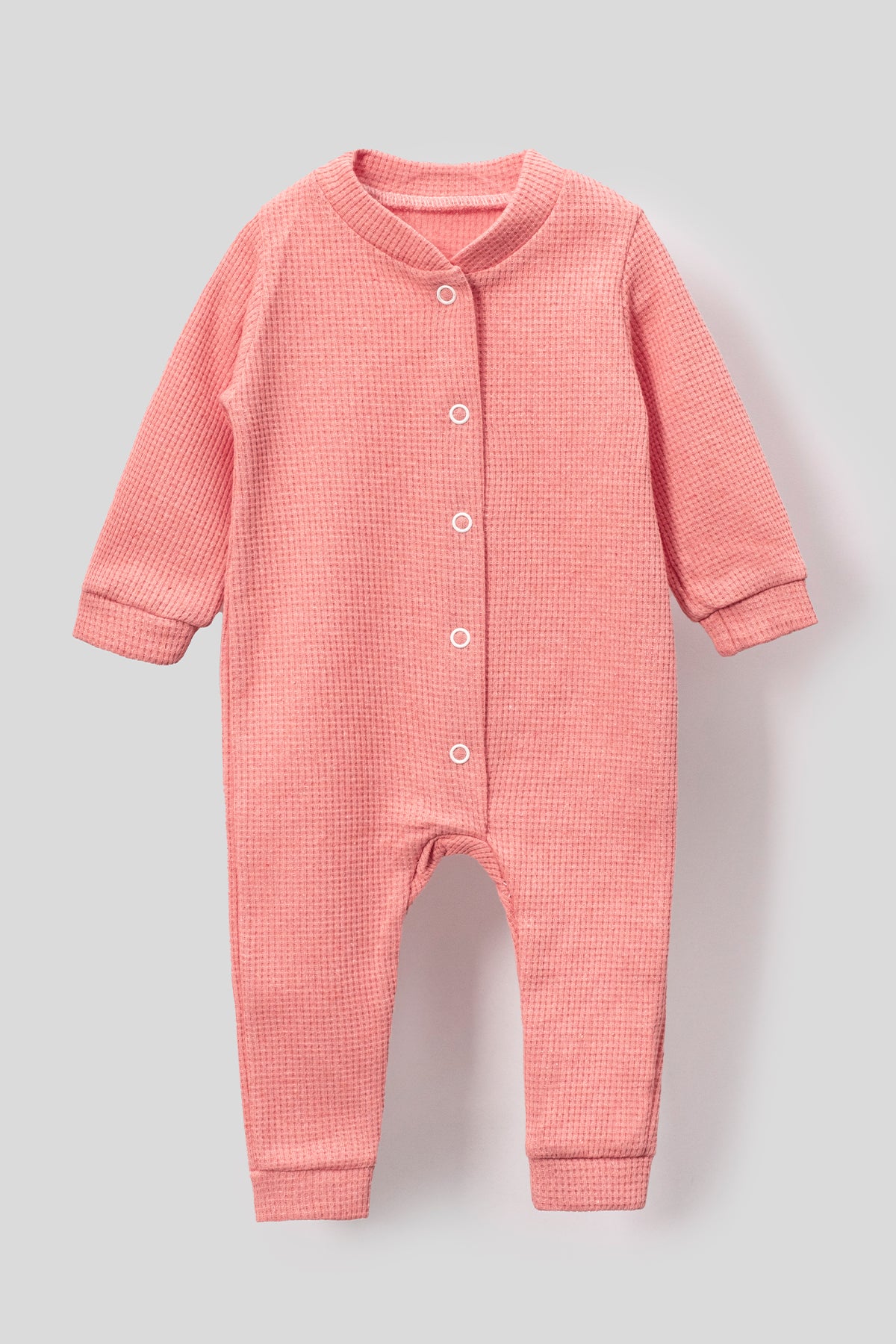 Style Hat Ribbed Combed Baby Jumpsuit