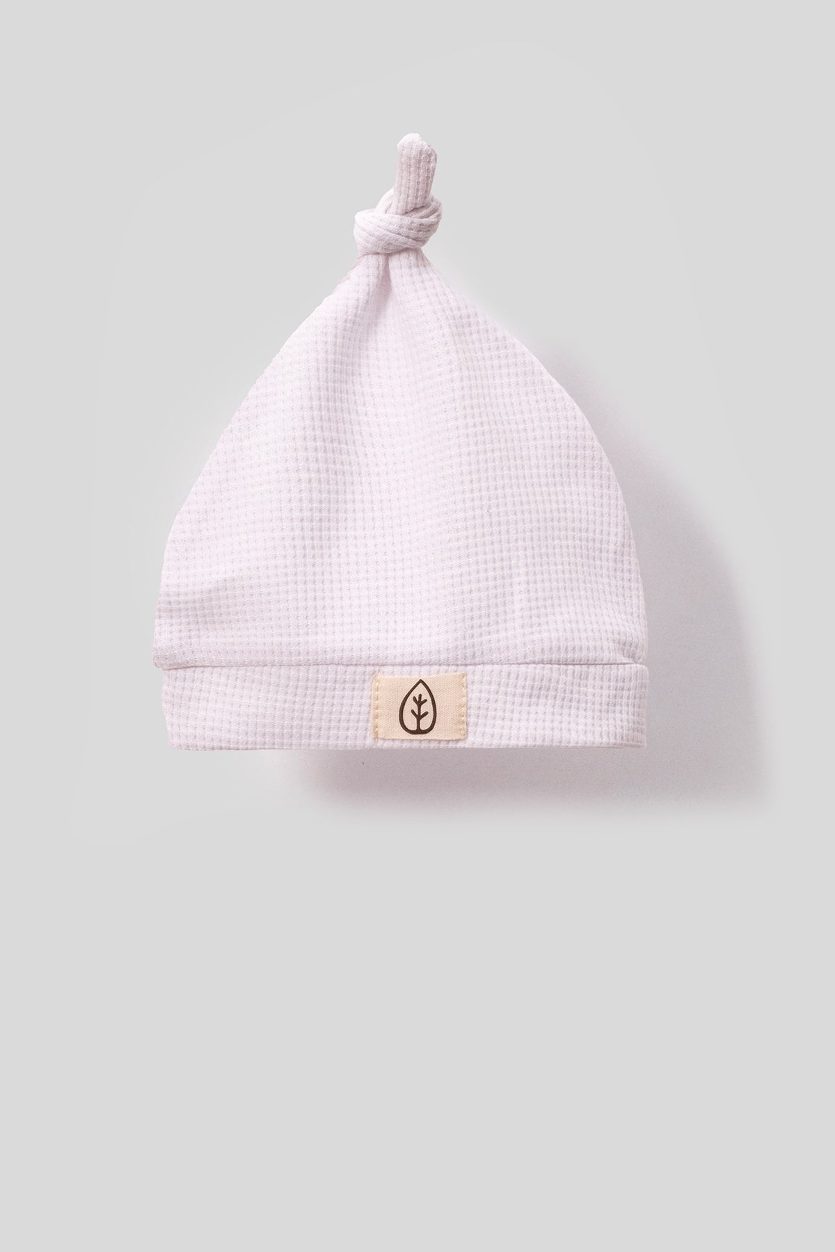 Unisex Wooden Button Visual Hat Waffle Stylish Baby Jumpsuit