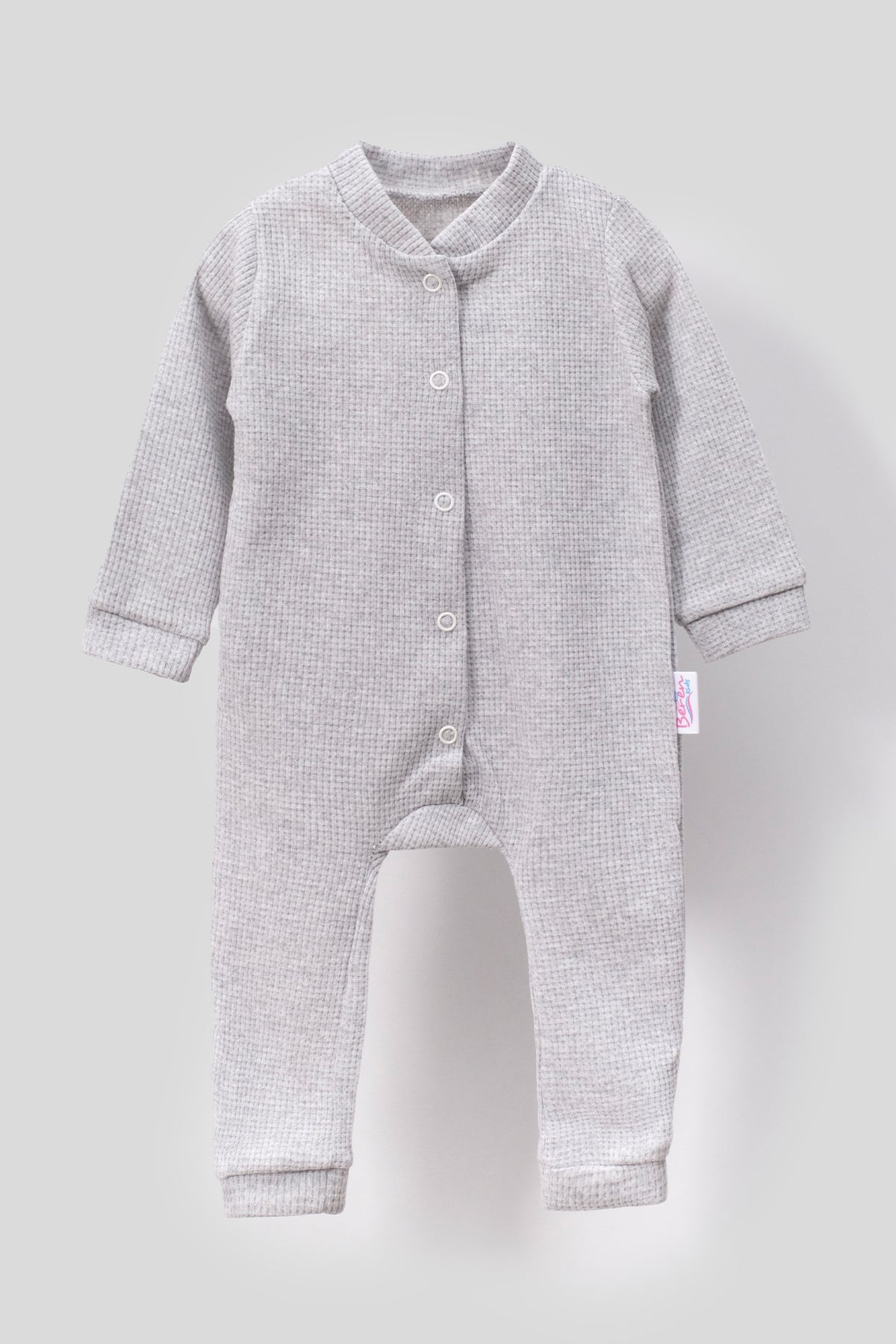 Style Hat Ribbed Combed Baby Jumpsuit