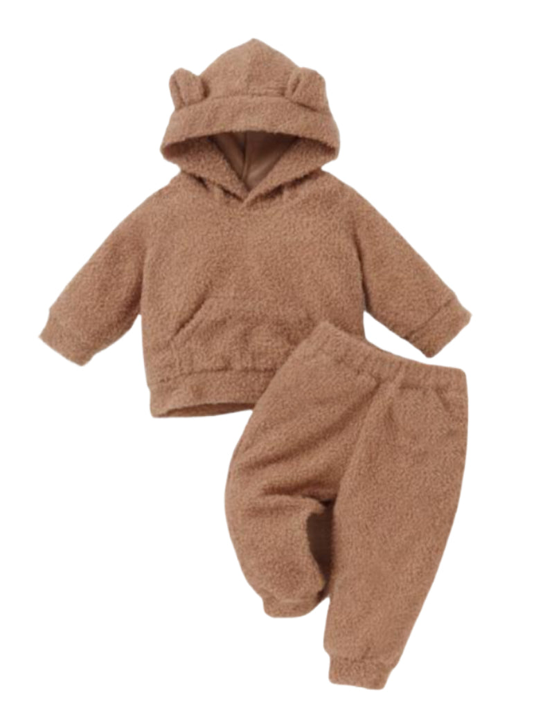 Unisex Plush Kids Top and Bottom Welsoft Set